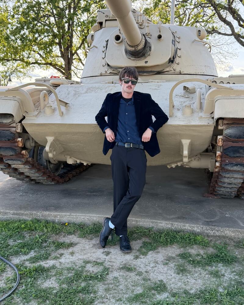A member of the Atlas Marketing leadership team outside a team event